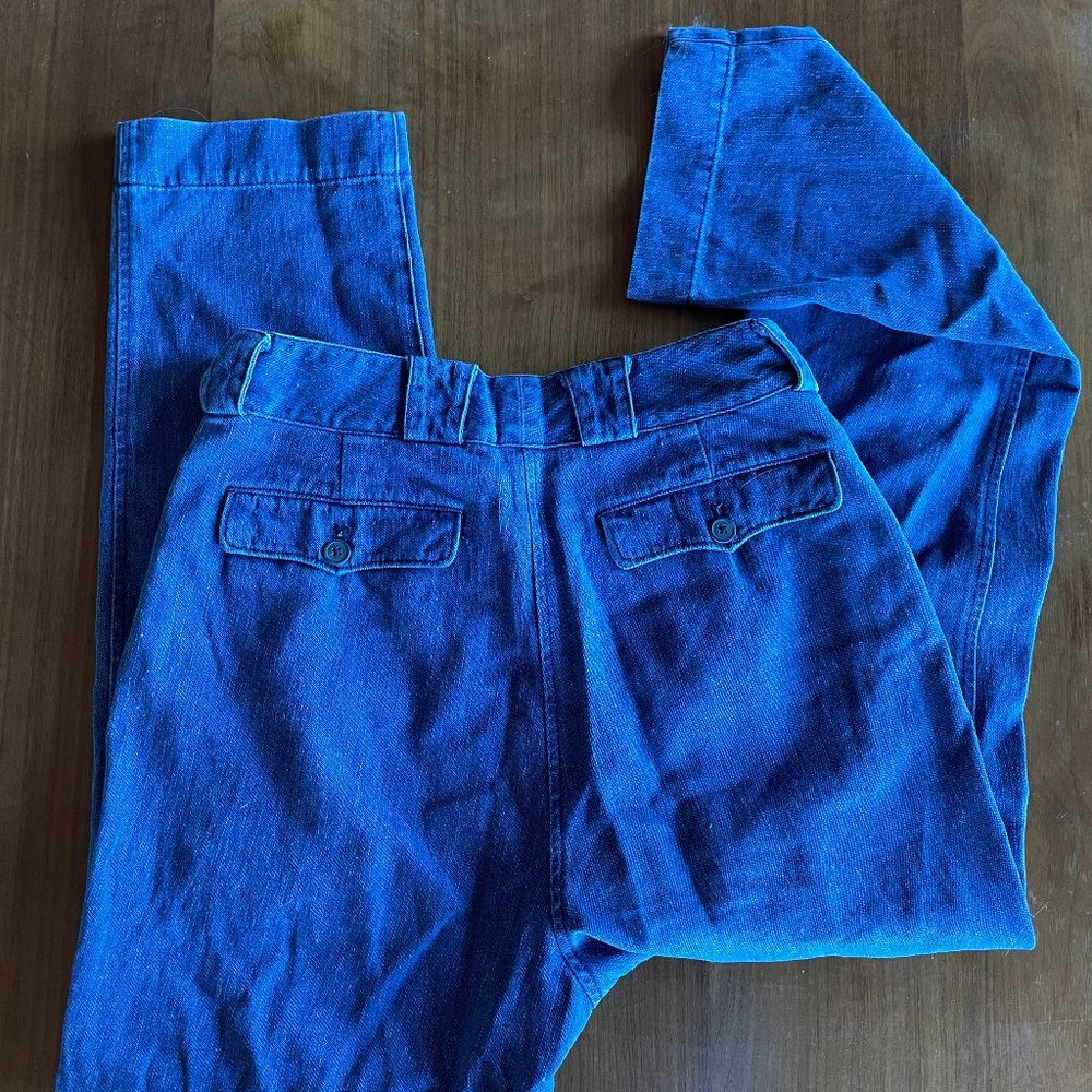 High Rise Jade Pant Blue - Picture 4 of 6